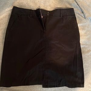 Black cotton skirt